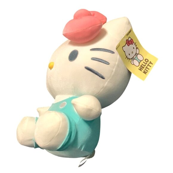Kidrobot Hello Kitty Plush Toy In Blue Outfit With Pink Bow 12" Stuffed Animal - Picture 4 of 6